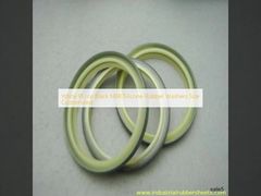 White PU or Black NBR Silicone Rubber Washers Size Customized