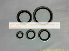 Black Color Industrial Rubber Sheet Bonded Dowty Bsp Seal Standard Size