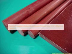 Bakelite Insulation Cotton Rod / Brown Phenolic Rod 1.25-1.40g/Cm3 Density
