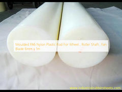 Moulded PA6 Nylon Plastic Rod For Wheel , Roller Shaft , Fan Blade 6mm x 1m