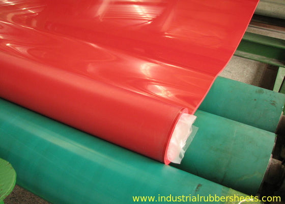Red Gum Rubber Sheet with 35-60 Shore A Hardness 15-24Mpa Tensile Strength and 500%-740% Elongation for Industrial Use