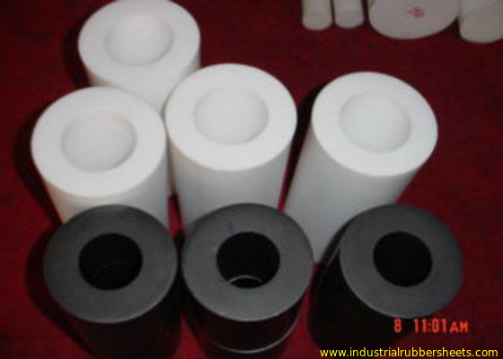Industrial Grade White Moulded PTFE Tube / 100% Virgin PTFE Pipe Smooth Surface