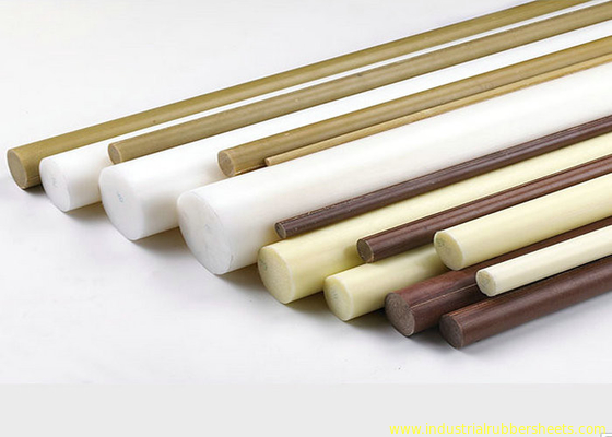 Smooth Nylon Plastic Rod 10KV Breakdown Voltage 78Mpa Tensile Strength