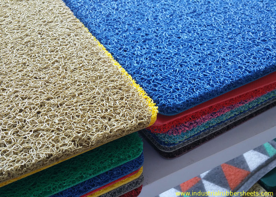 Foam Backing Industrial Rubber Sheet PVC Coil Mat 12-18m Length , Easy To Clean