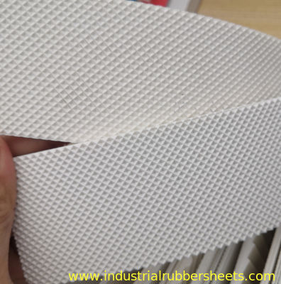 Anti Slip Anti Static 2 Ply Pvc Conveyor Belt Super Grip Rough Top