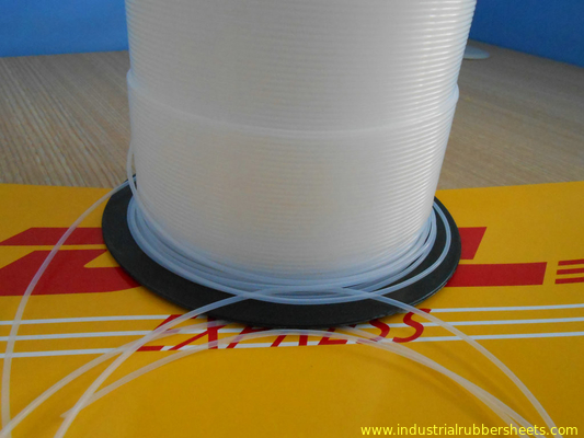 Industrial Grade White Moulded PTFE Tube / 100% Virgin PTFE Pipe Smooth Surface