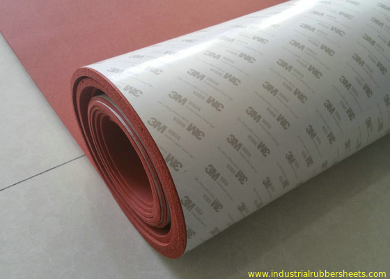 Dark Red Silicone Rubber Sheet Close Cell and High Temperature Resistant Silicone Sponge Sheet