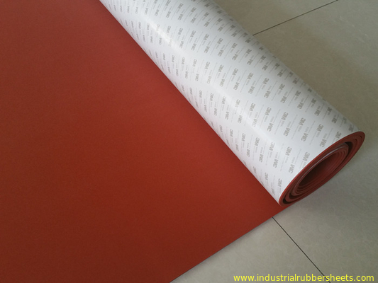 Dark Red Silicone Rubber Sheet Close Cell and High Temperature Resistant Silicone Sponge Sheet