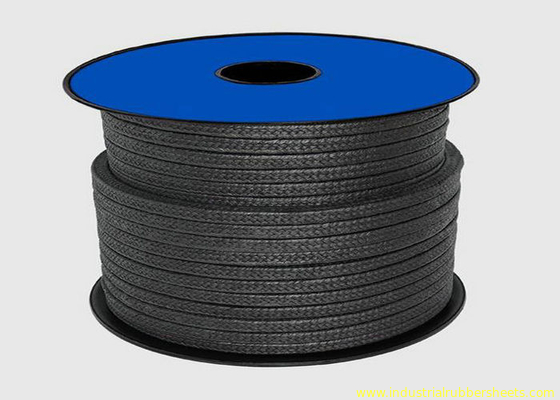 Teflon PTFE đen Bao bì cho Niêm phong Vật liệu / Graphite Gland Packing Rope