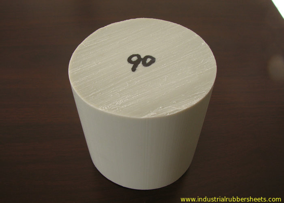 Trắng PP Nylon Threaded Rod Cho Industrial Seal, rắn nhựa hình tròn