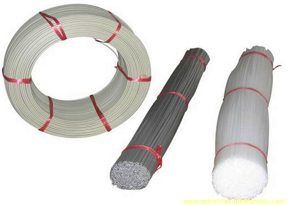 Trắng PP Nylon Threaded Rod Cho Industrial Seal, rắn nhựa hình tròn