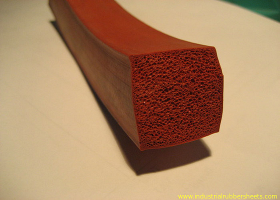 Xả miếng xốp silicone tùy chỉnh, dải bọt bằng silicone được sản xuất bằng máy đùn hoặc cắt