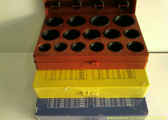 Vòng đệm cao su tiêu chuẩn cao su Cao su O Ring Kit ISO3601, AS568A, DIN3771, JIS B2401