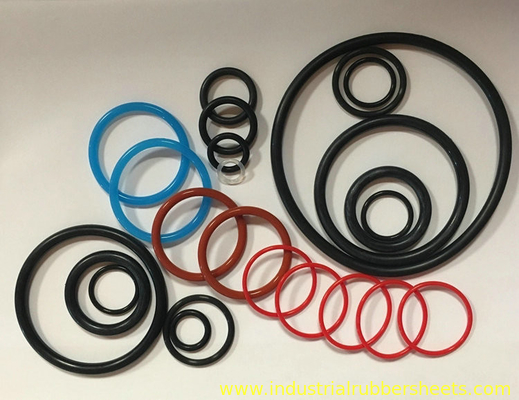 Các kích cỡ khác nhau 10 Bar Red Silicone O Rings 30-60% Bộ sạc nén -60°C đến +260°C