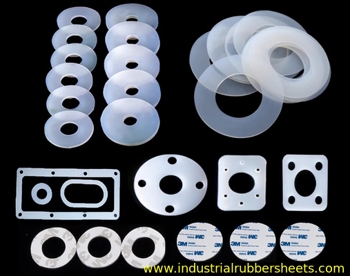 Bề mặt nhẵn mịn Silicone Vòng đệm cao su Silicone Màu bóng mờ
