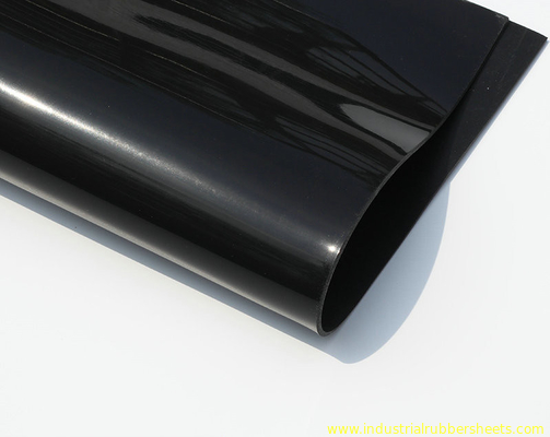 Tấm cao su silicon màu đen Bề mặt nhẵn 1.0 / 1.2m Chiều dài 10m