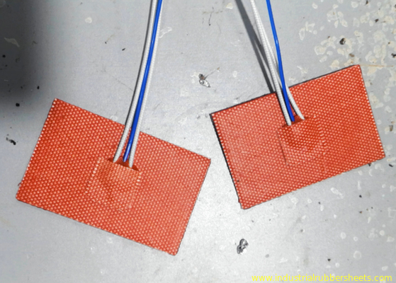 Tấm gia nhiệt silicon tùy chỉnh dày 1.5mm, chịu nhiệt 200°C