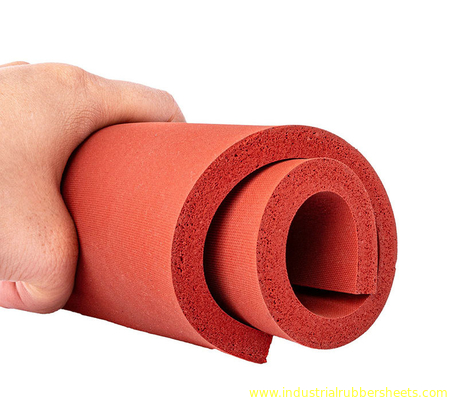 Tấm xốp silicone Shore A 10-40, tỷ trọng 0.5-1.0g/cm3, 100psi