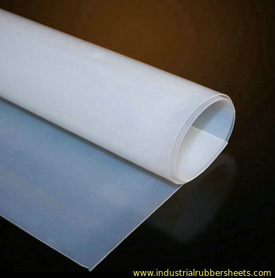 Màu mờ 3 Mm Tấm silicone dày 3 mm Cuộn vải được gia cố nhiệt độ cao