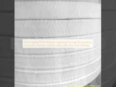 Niêm phong tốt Đóng gói PTFE được thiết kế để chịu nhiệt độ cao đảm bảo hiệu quả và độ tin cậy bịt kín tối ưu