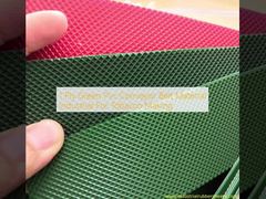 Vật liệu băng tải Pvc xanh 1 lớp công nghiệp để sản xuất thuốc lá