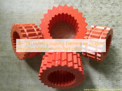4H-11H Hytrel Coupling Element bởi Dupont Hypalon vật liệu với màu đỏ