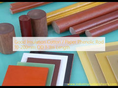 Độ cách nhiệt tốt Cotton / Paper Phenolic Rod 10-200mm OD 1-3m Độ dài