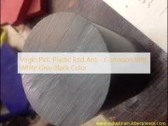 Dây nhựa PVC nguyên chất chống ăn mòn với màu trắng xám đen