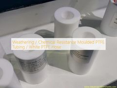 Kháng khí / Kháng hóa chất ống PTFE đúc / ống PTFE màu trắng