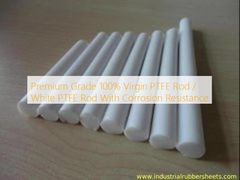 Đường dây PTFE nguyên chất cao cấp 100% / Đường dây PTFE trắng có khả năng chống ăn mòn