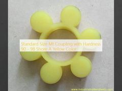 Khớp nối Mt kích thước tiêu chuẩn với độ cứng 90 - 98 Shore A Màu vàng
