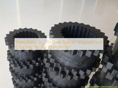 Màu đen 3J - 11J Gear cao su polyurethane nối cho máy nén không khí