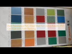 Thảm trải sàn PVC chống bụi cho phòng khách, thảm cuộn PVC với đế chắc chắn