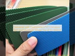 Giao hàng với Băng tải PVC Tùy chỉnh và Đường kính Bánh xe Tối thiểu 10-180mm