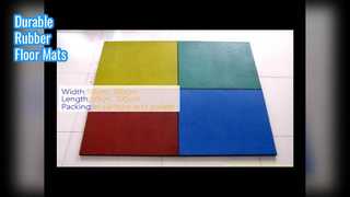 Thảm sàn cao su vân gỗ bền dày 10-50mm