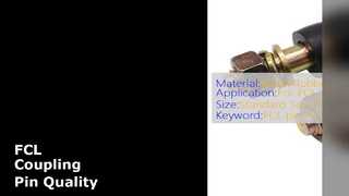 Pin khớp nối FCL Kích thước tiêu chuẩn cao su kim loại ISO 9001