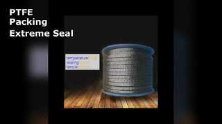 PTFE Đóng gói Độ giãn dài cao Hiệu suất nhiệt ổn định