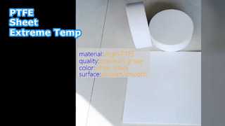 Tấm PTFE 20-30Mpa Trắng Đen Nhiệt độ cao