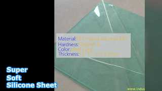 Tấm cao su silicone siêu mềm 1,2mm trong suốt