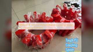 Nhện khớp nối PU màu đỏ cho điều kiện khắc nghiệt