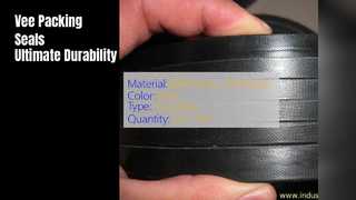Phớt đóng gói thủy lực Vee NBR FKM PTFE