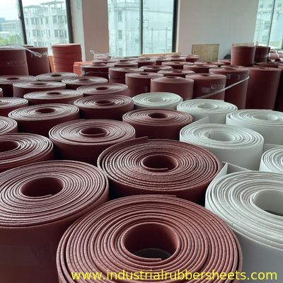 Red 1.5-50mm High Temp Silicone Foam Sheet Close Cell 260°C