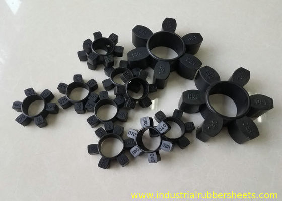 Black HRC Type Polyurethane Coupling with 8Mpa Tensile Strength and High Wear Resistance