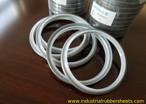 Customized Size White PU or Black NBR Silicone Rubber Washers with High Wear Resistance for Hydraulic Seals