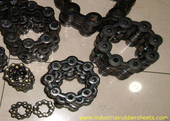 Black Polyurethane Coupling with 70-98 Shore A Hardness and MH45-200 Size Range for High Efficiency Transmission