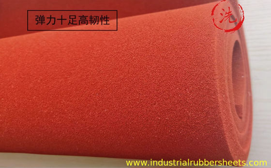 2mm Silicone Rubber Sheet with High Tear Strength 26-42N/mm and Specific Gravity 1.25-1.50g/cm3