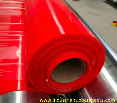 2mm Silicone Rubber Sheet with High Tear Strength 26-42N/mm and Specific Gravity 1.25-1.50g/cm3