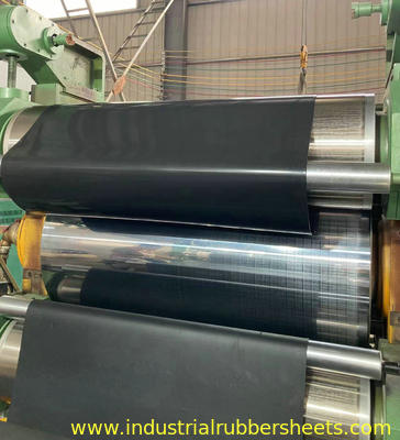 High Temperature Rubber Sheet with Hardness 75±5 Shore A, Elongation ≥200%, and Reinforced 1PLY Glassfiber Or Aramid Fabric