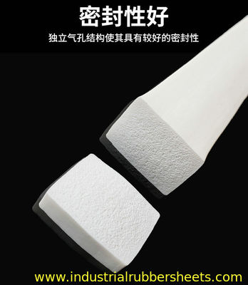 Kích thước tùy chỉnh Khóa silicone Sponge Strip FDA được chứng nhận cho niêm phong cửa