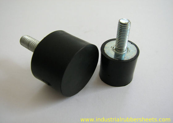 Chốt cao su đen Độ dai cao / Chống rung động máy Mounts